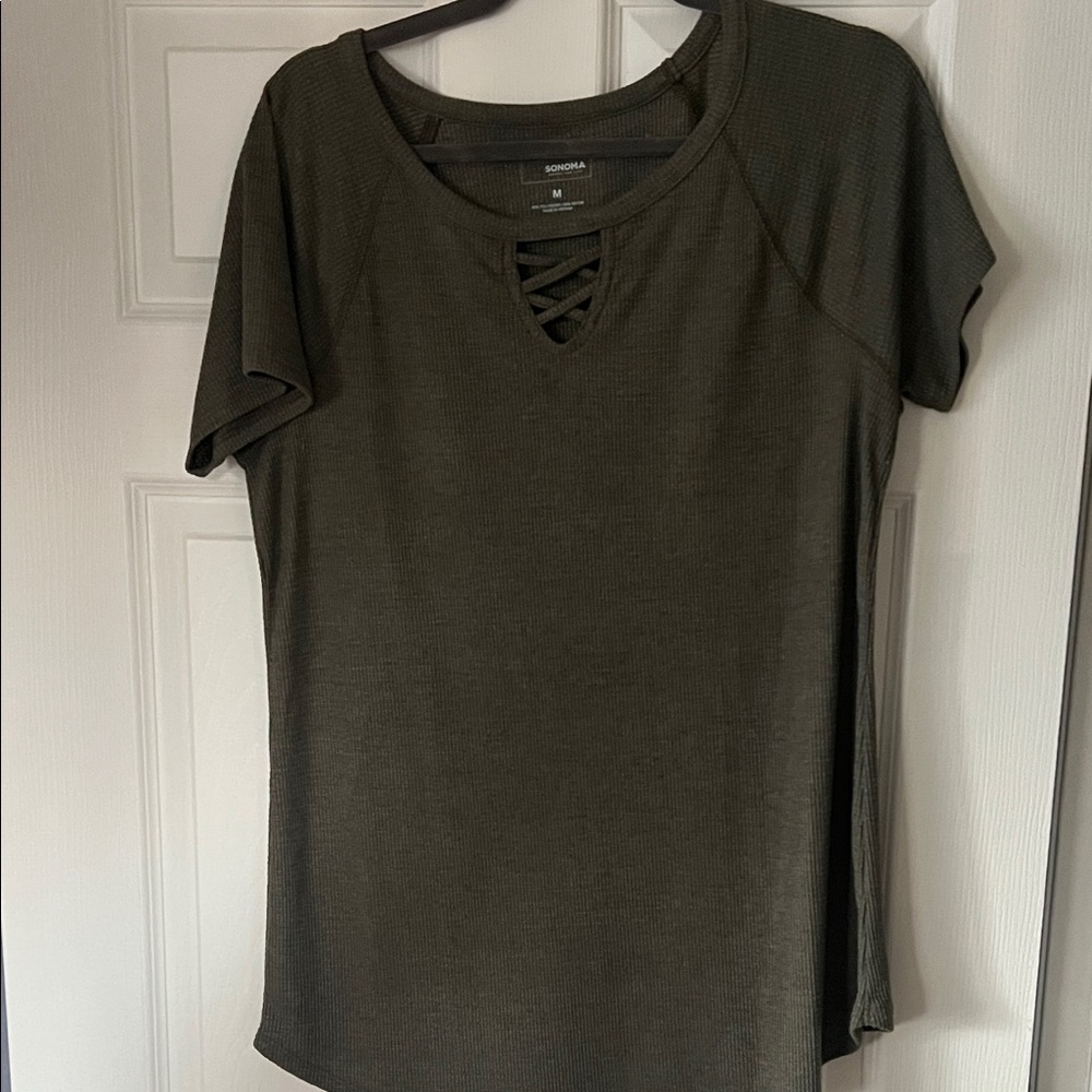 Sonoma Dark Green Short Sleeve Women's Tee
